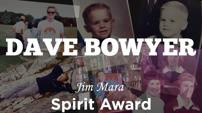 Dave Bowyer Won the Jim Mara Spirit Award