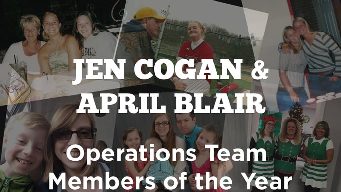 Jen Cogan and April Blair Won Ops Team Member of the Year
