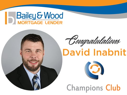 David Inabnit received Champions Club