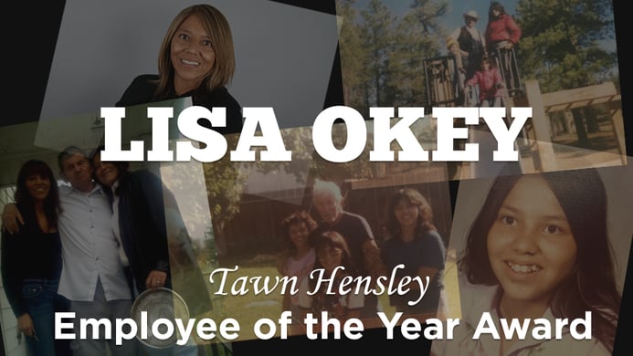 Lisa Okey Won Employee of the Year