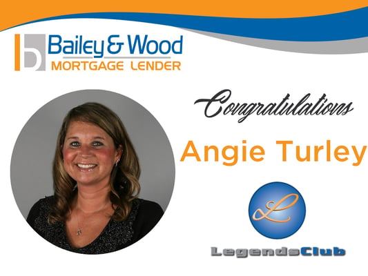 Angie Turley received Legends Club