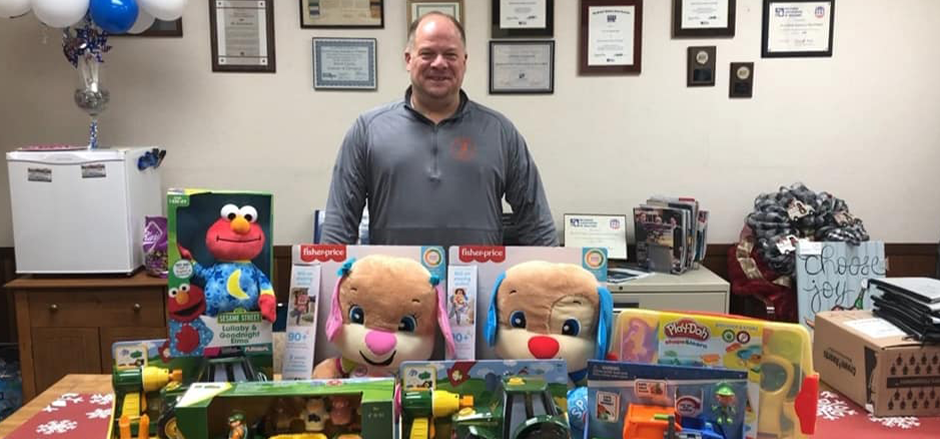 Paul Lang Donates to Toys for Tots!